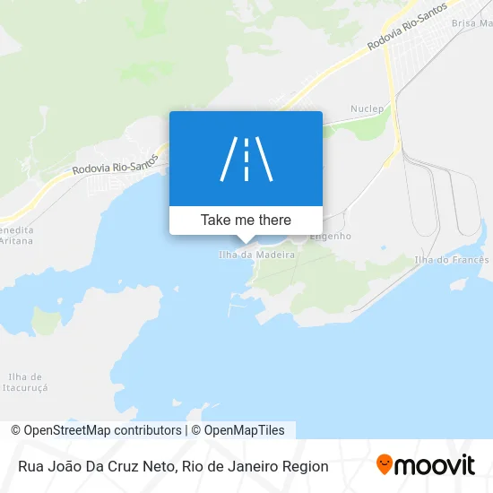 Rua João Da Cruz Neto map