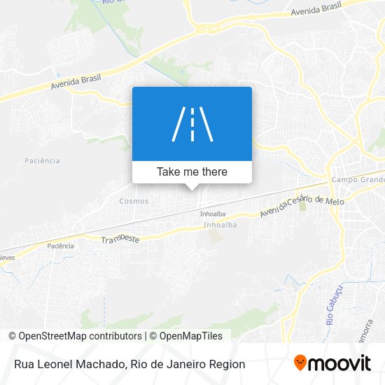 Rua Leonel Machado map