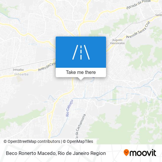 Beco Ronerto Macedo map