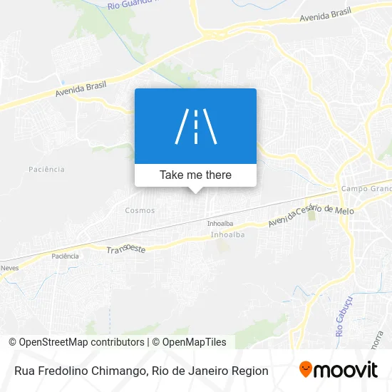 Rua Fredolino Chimango map