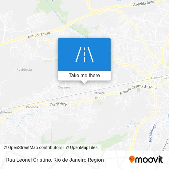 Rua Leonel Cristino map