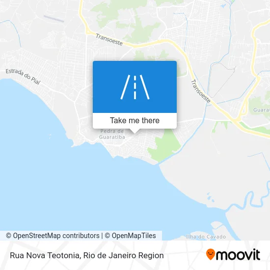 Rua Nova Teotonia map