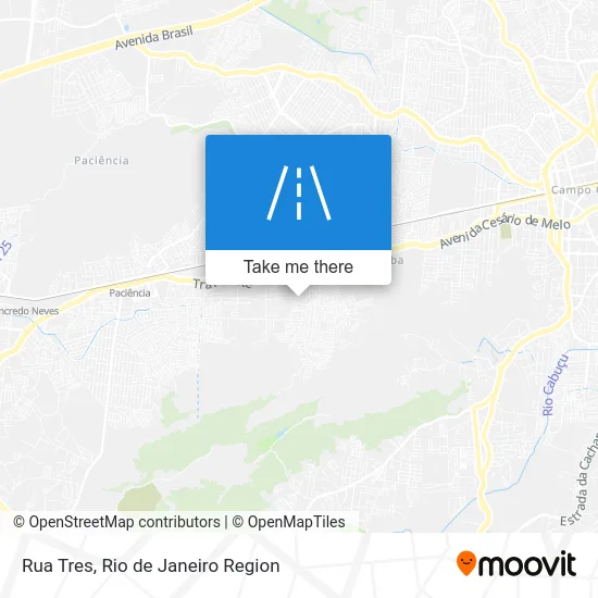 Rua Tres map