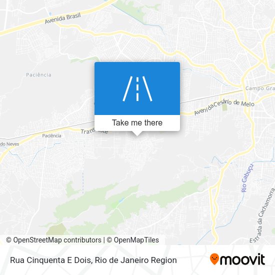 Rua Cinquenta E Dois map