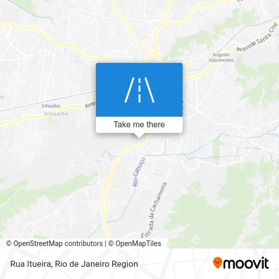 Rua Itueira map