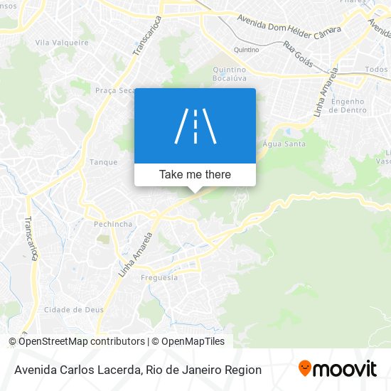 Mapa Avenida Carlos Lacerda