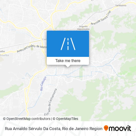 Mapa Rua Arnaldo Sérvulo Da Costa