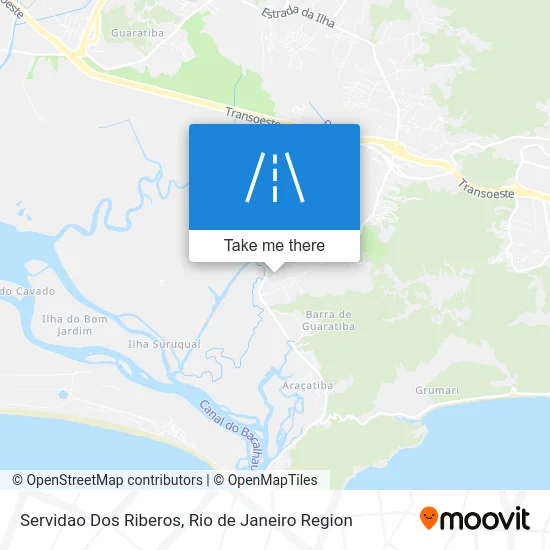 Servidao Dos Riberos map