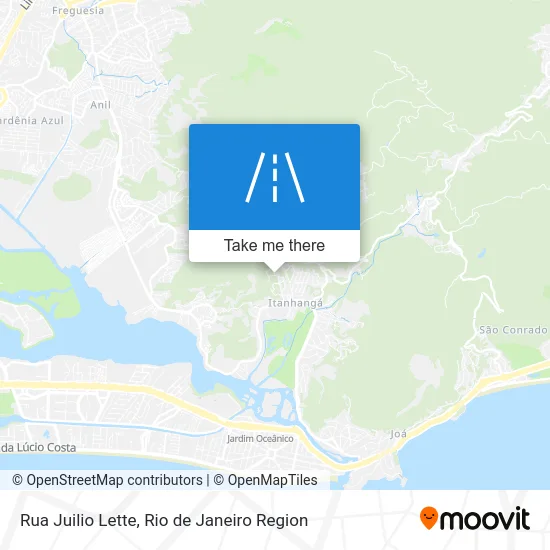 Rua Juilio Lette map