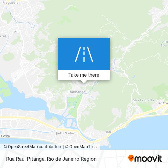 Mapa Rua Raul Pitanga