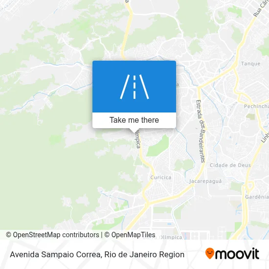 Avenida Sampaio Correa map