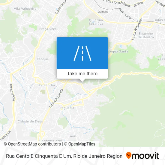 Rua Cento E Cinquenta E Um map