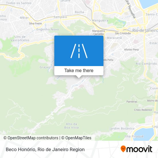 Beco Honório map