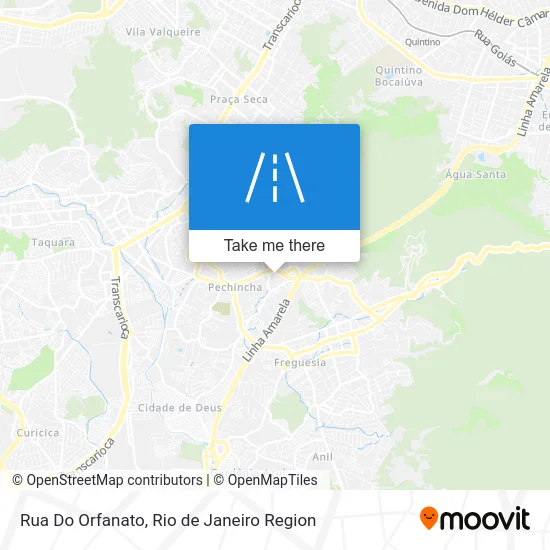 Rua Do Orfanato map