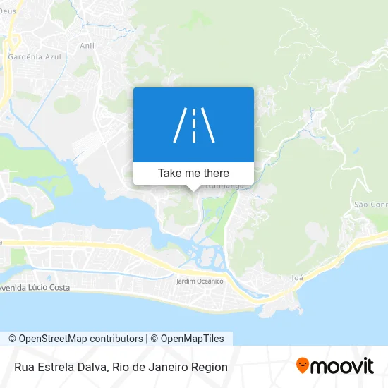 Rua Estrela Dalva map