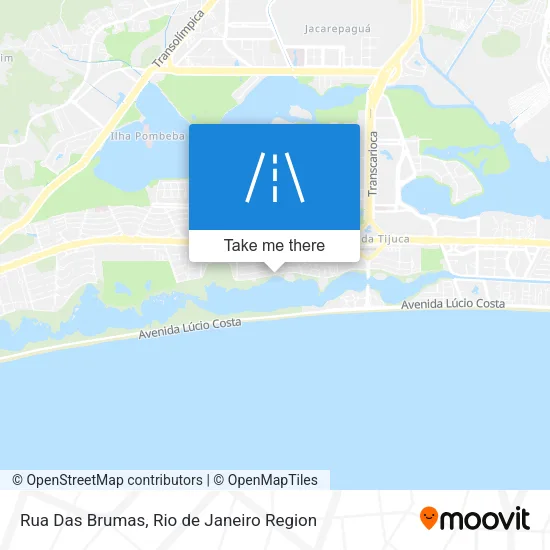 Rua Das Brumas map