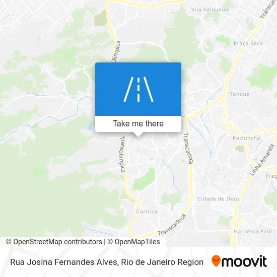 Rua Josina Fernandes Alves map