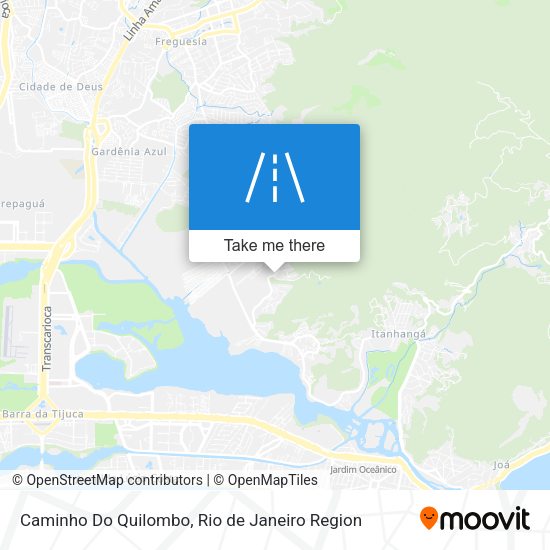 Caminho Do Quilombo map
