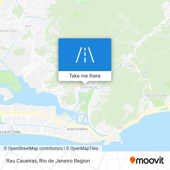 Rau Caueiras map