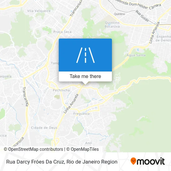 Rua Darcy Fróes Da Cruz map