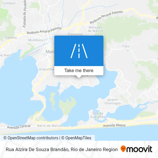 Rua Alzira De Souza Brandão map