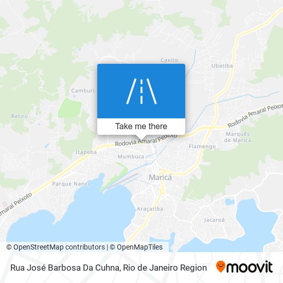 Mapa Rua José Barbosa Da Cuhna