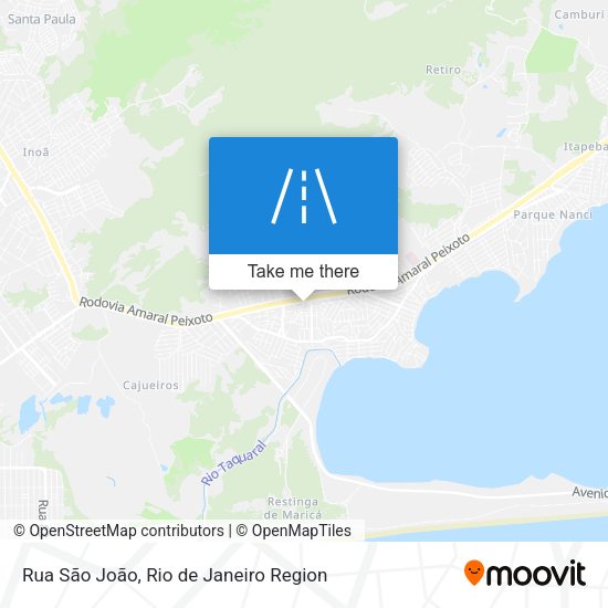 Rua São João map