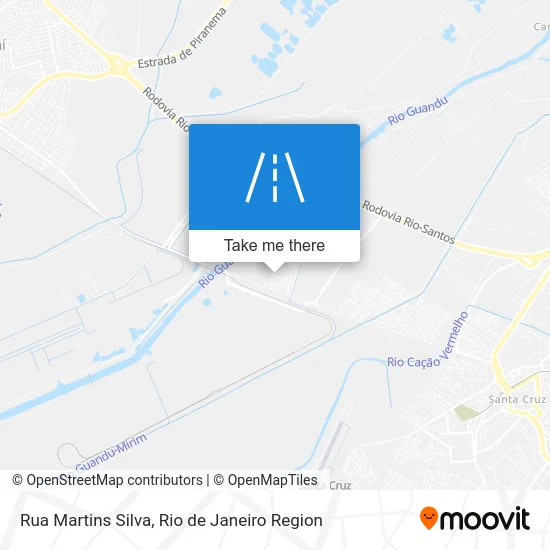 Rua Martins Silva map
