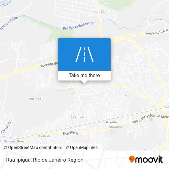 Rua Ipiguã map