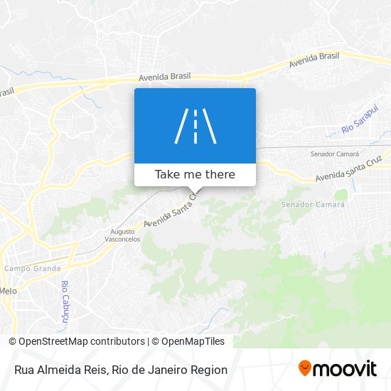 Mapa Rua Almeida Reis