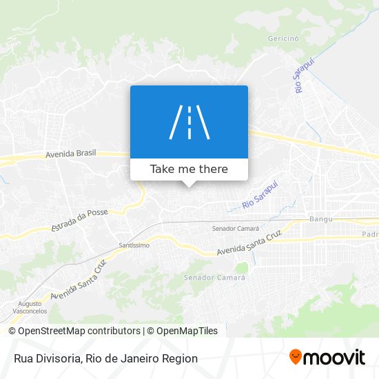 Mapa Rua Divisoria