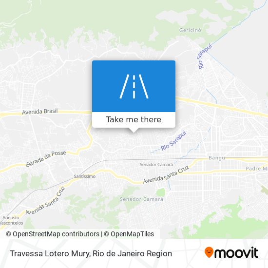 Travessa Lotero Mury map