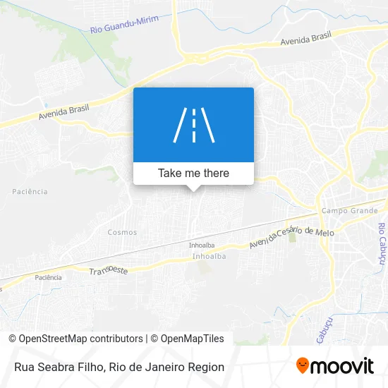Rua Seabra Filho map