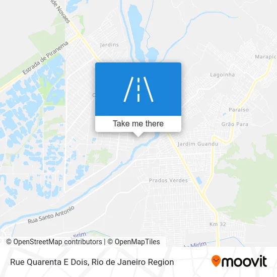 Rue Quarenta E Dois map