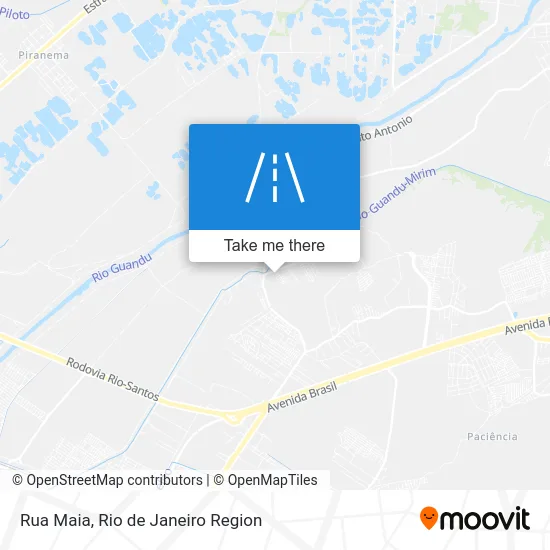 Rua Maia map