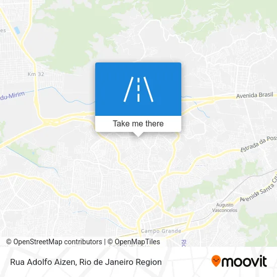Rua Adolfo Aizen map