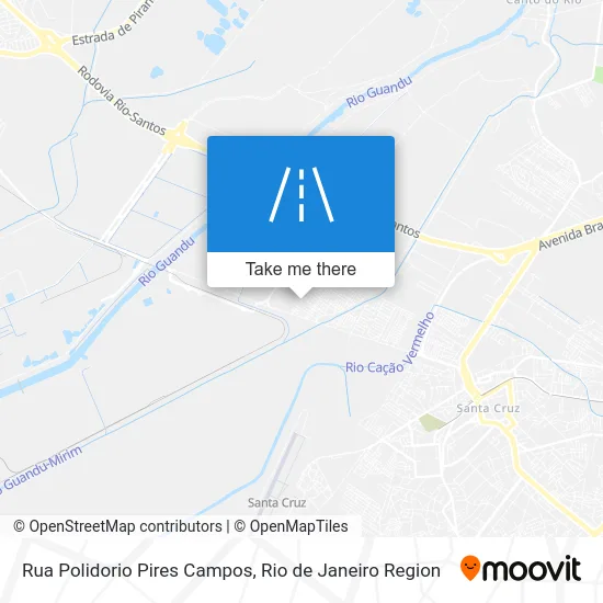 Rua Polidorio Pires Campos map