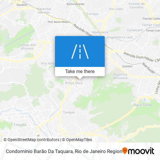 Condomínio Barão Da Taquara map