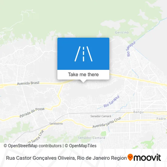 Rua Castor Gonçalves Oliveira map