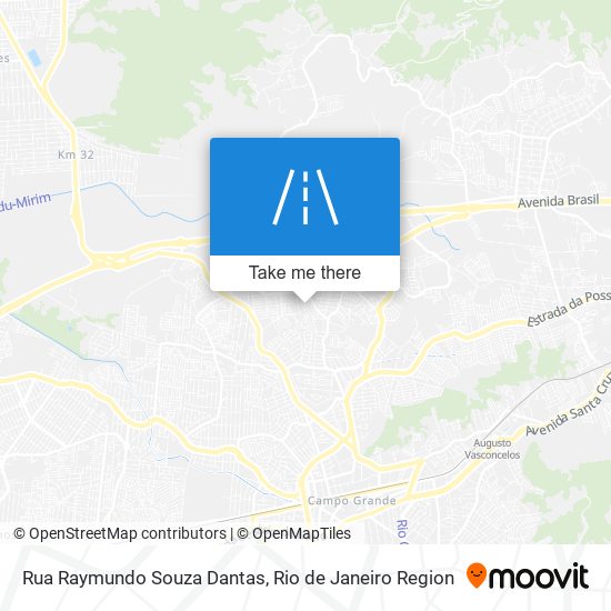 Mapa Rua Raymundo Souza Dantas