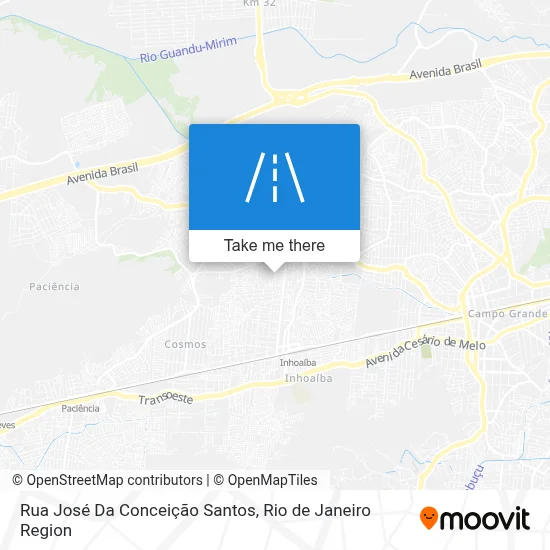 Rua José Da Conceição Santos map