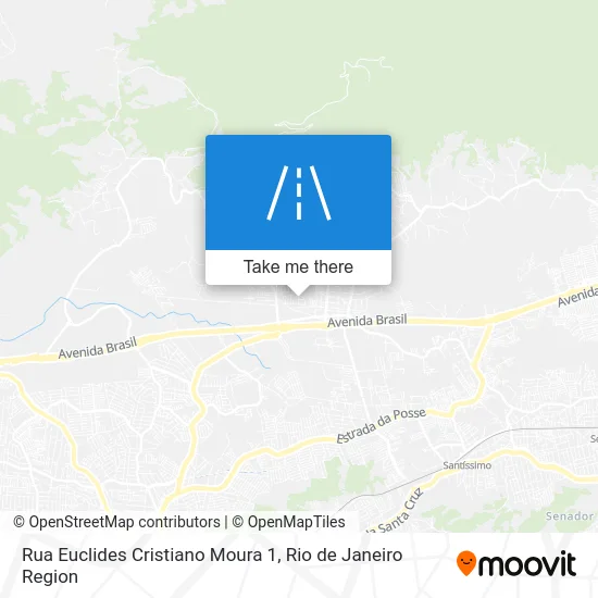 Rua Euclides Cristiano Moura 1 map