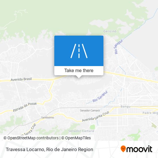 Mapa Travessa Locarno