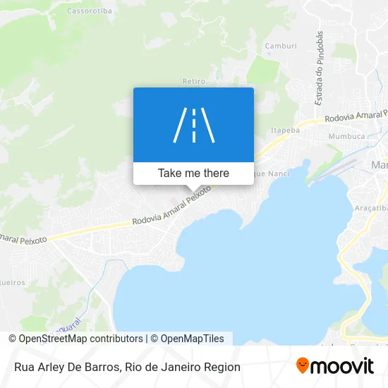 Rua Arley De Barros map