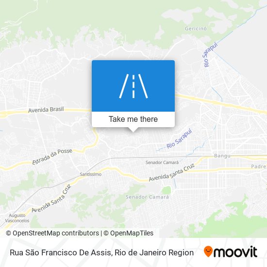 Mapa Rua São Francisco De Assis