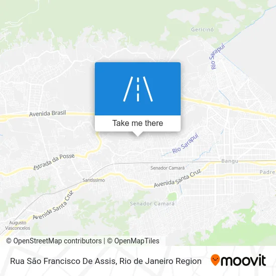 Rua São Francisco De Assis map