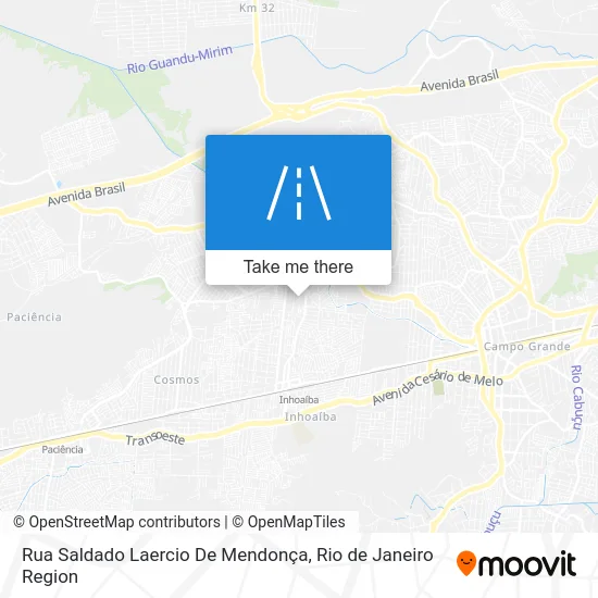 Rua Saldado Laercio De Mendonça map