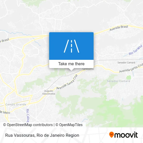 Rua Vassouras map