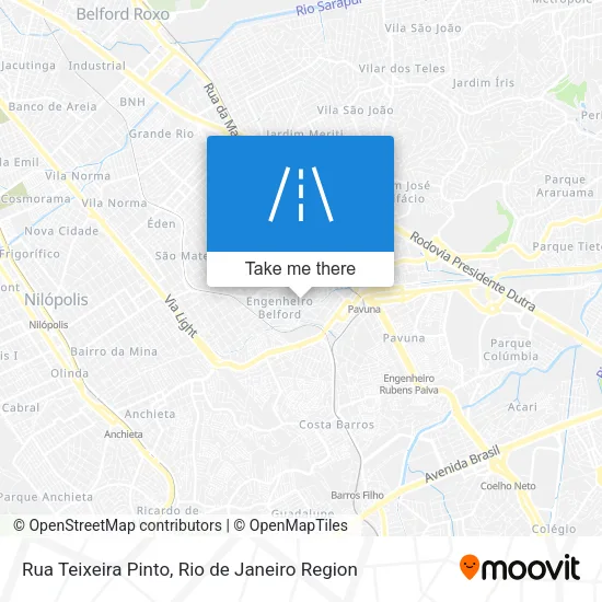 Rua Teixeira Pinto map