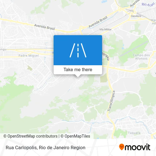 Rua Carlopolis map